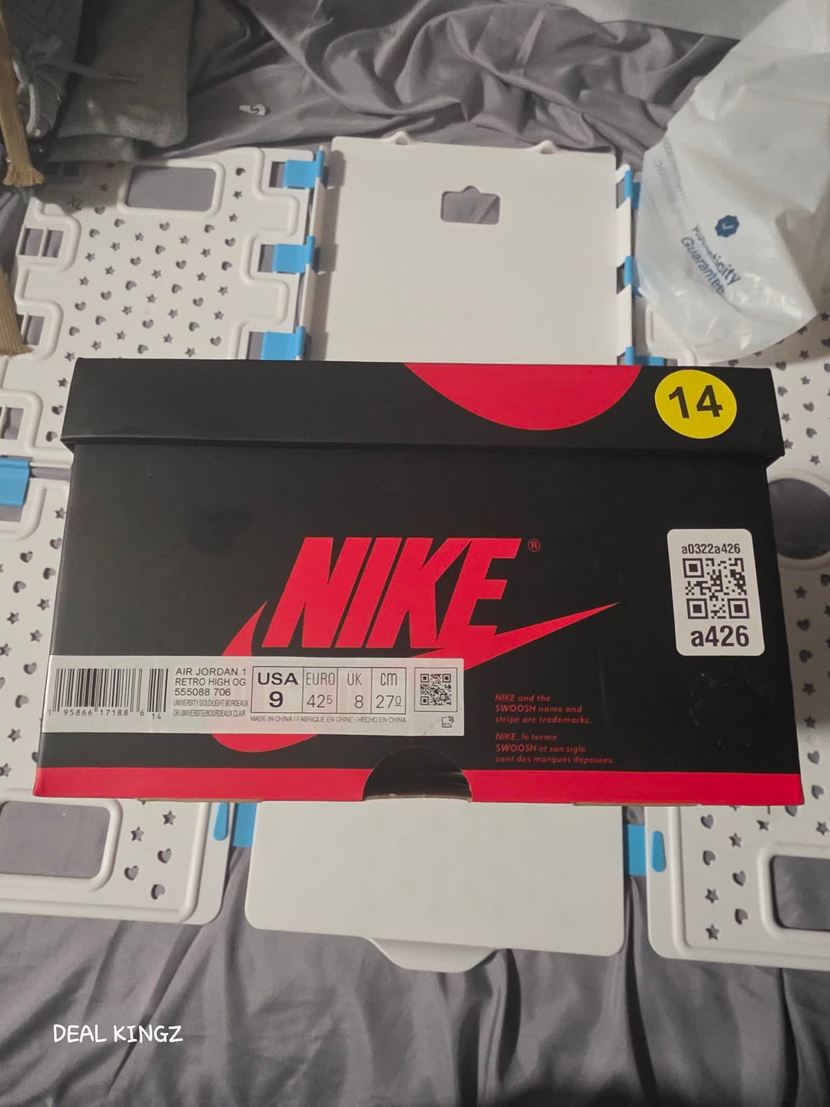 Air Jordan 1 Retro High OG Brotherhood (555088-706) Men's 9 — New