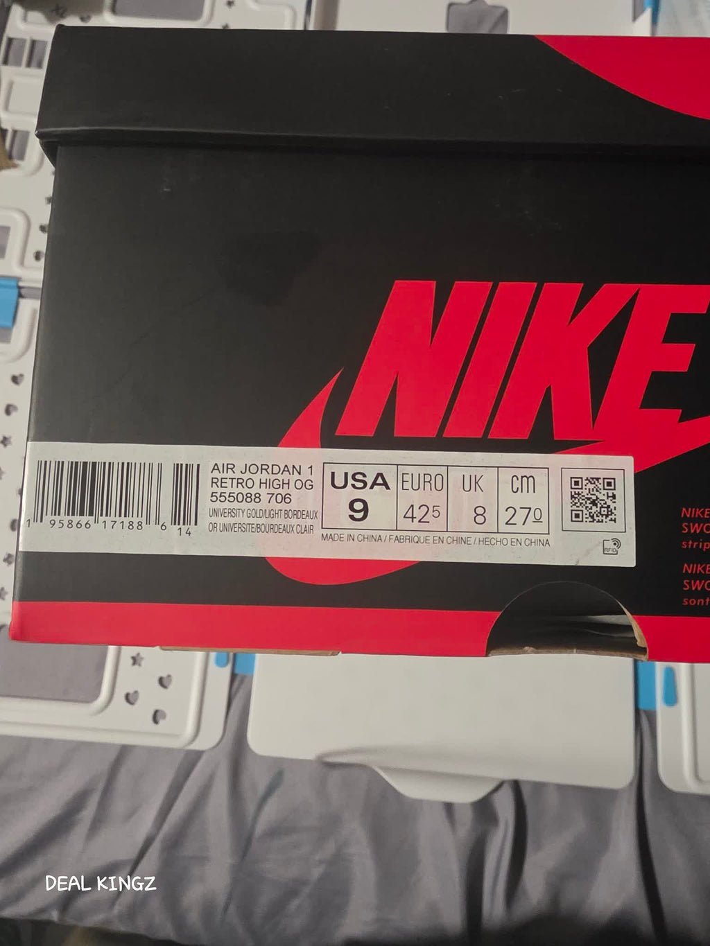 Air Jordan 1 Retro High OG Brotherhood (555088-706) Men's 9 — New
