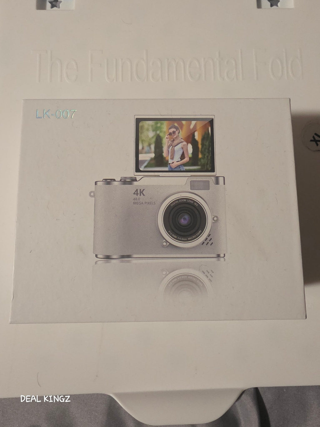 LK-007 4K Digital Camera Silver 48MP Flip Screen New In Box