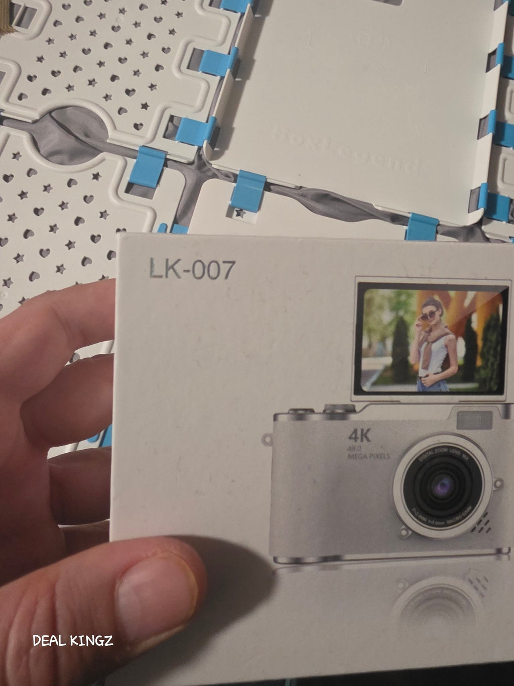 LK-007 4K Digital Camera Silver 48MP Flip Screen New In Box