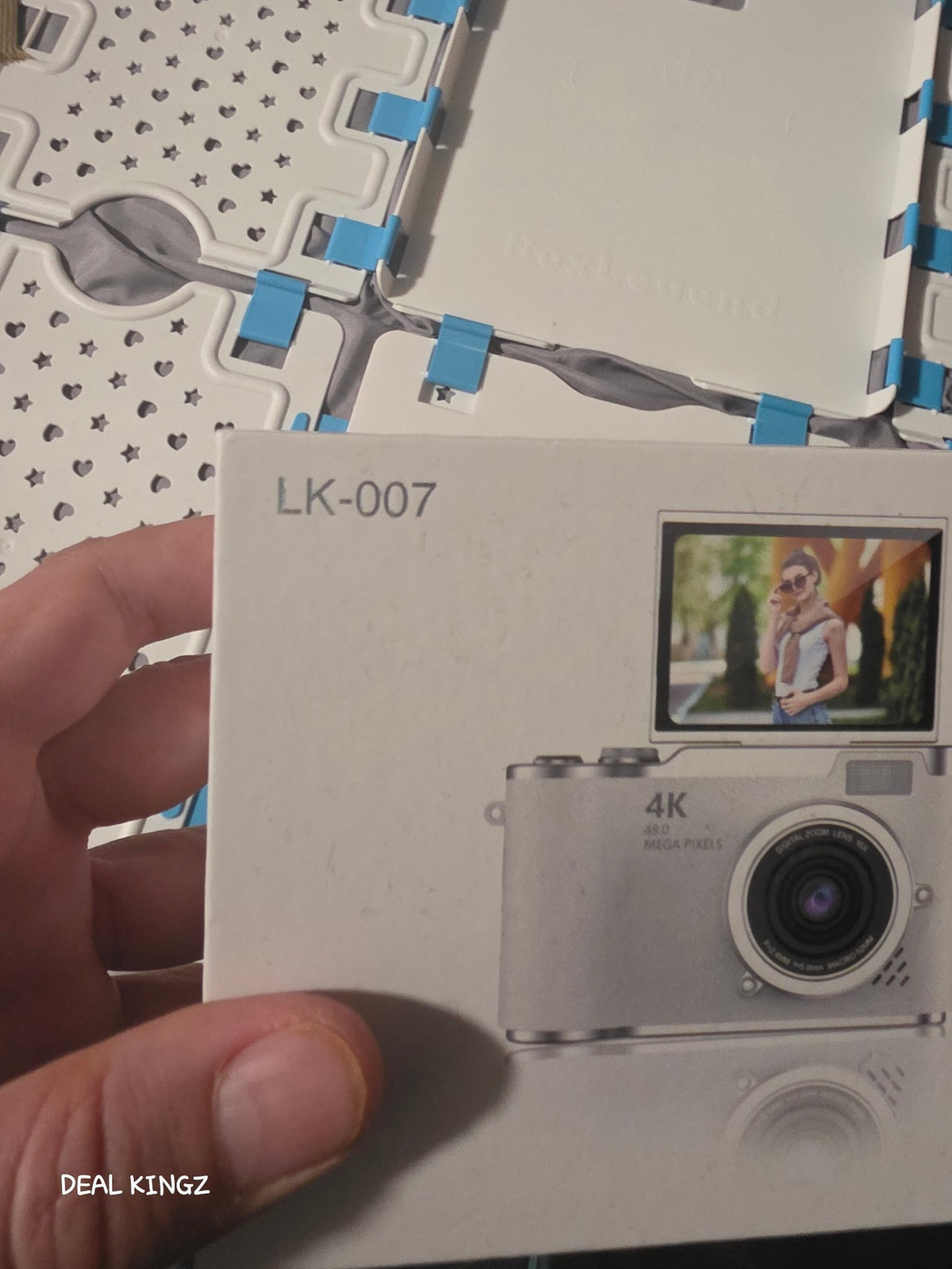 LK-007 4K Digital Camera Silver 48MP Flip Screen New In Box