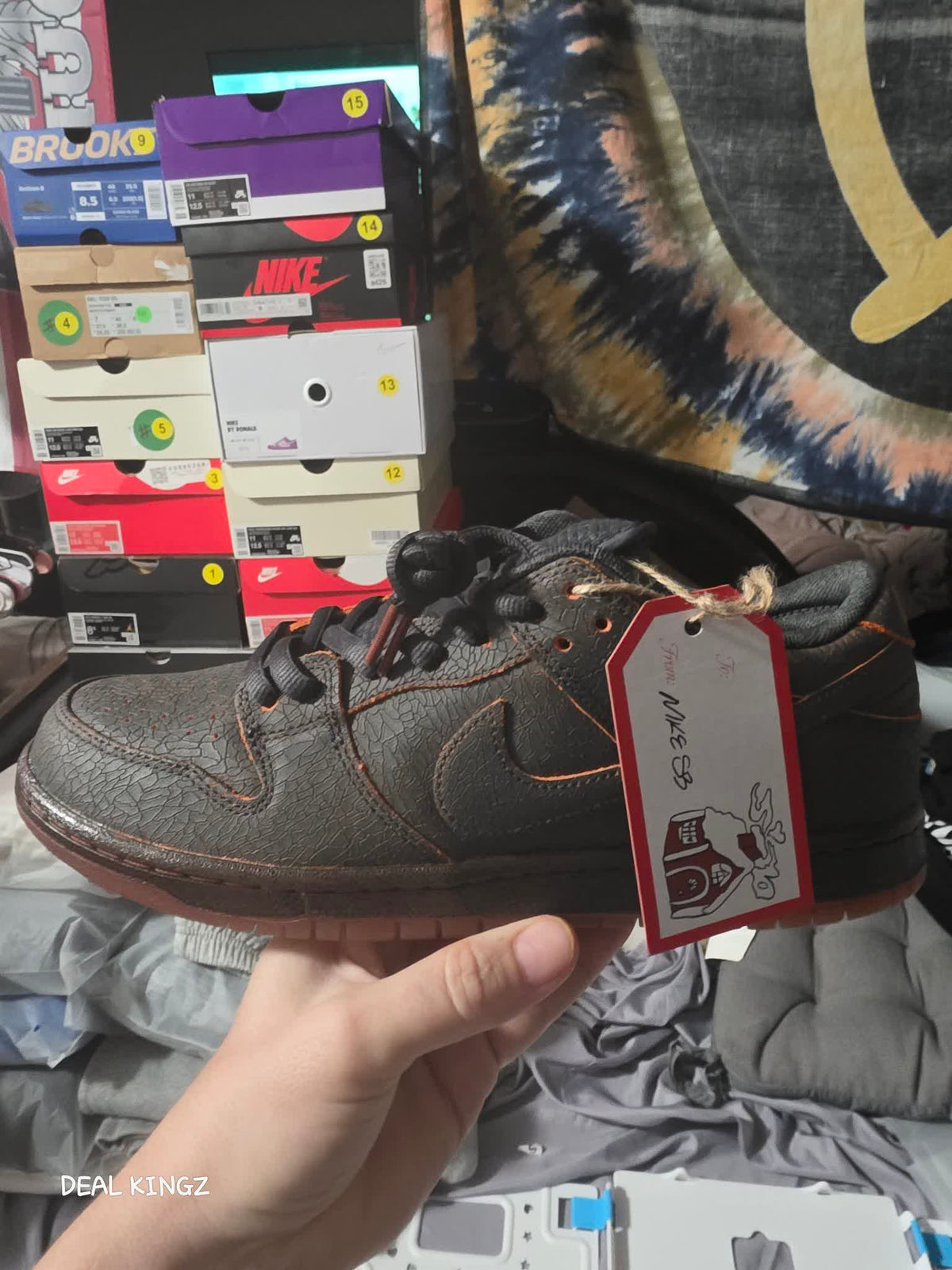 Nike SB Dunk Low Pro Krampus Men's 11 New Yellow #19