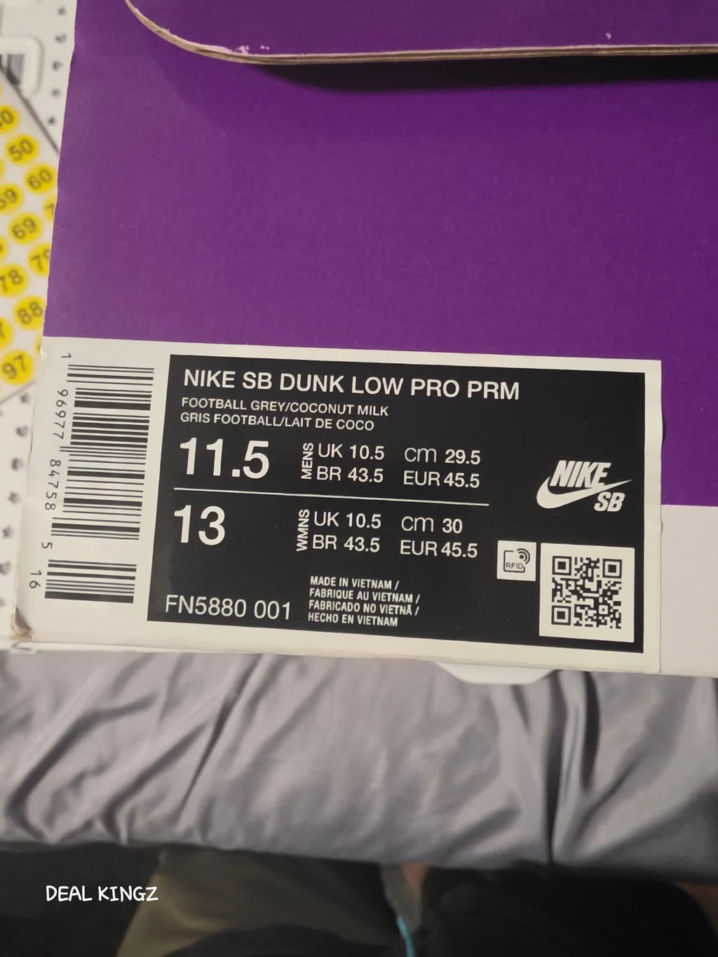 Nike SB Dunk Low City of Style Men's 11.5 Worn Once Yellow #20