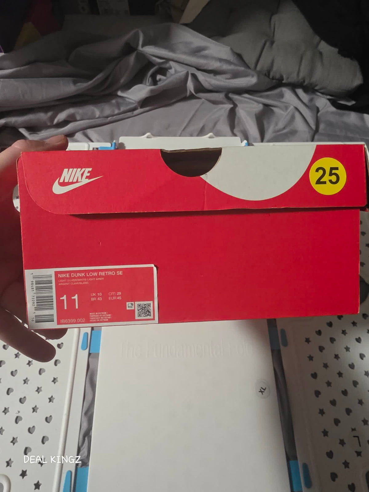 Nike Dunk Low Retro SE Gum Pack Olive Men's 11 New Yellow #25