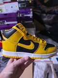 Nike Dunk High SP Black/Varsity Maize 'Iowa' Men's 8.5 New Yellow #30