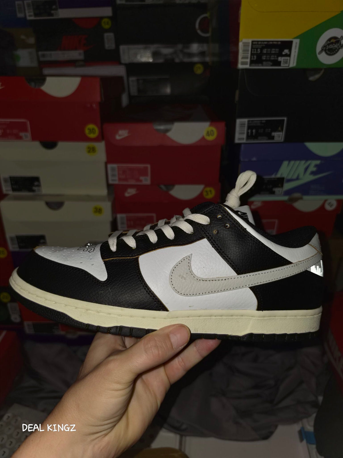 Nike SB Dunk Low x HUF 'San Francisco' Men's 11.5 Worn Once Yellow #42