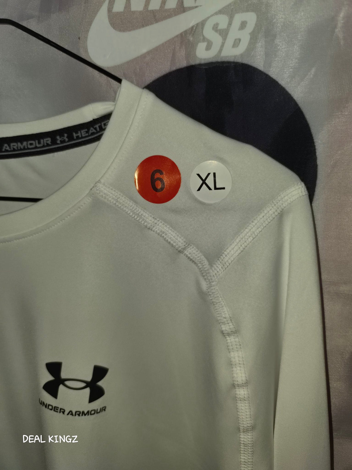 Under Armour HeatGear Long Sleeve White Men's Size XL New with Tags