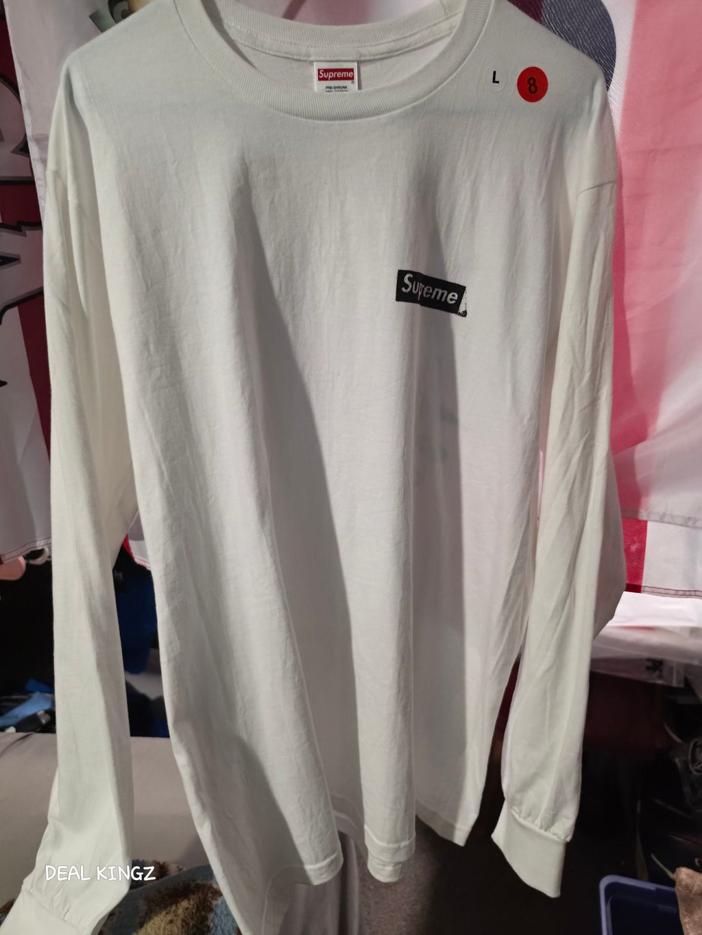 Supreme "You Still Suck" Long Sleeve Tee, White, L, NEW, FW26 Week 1