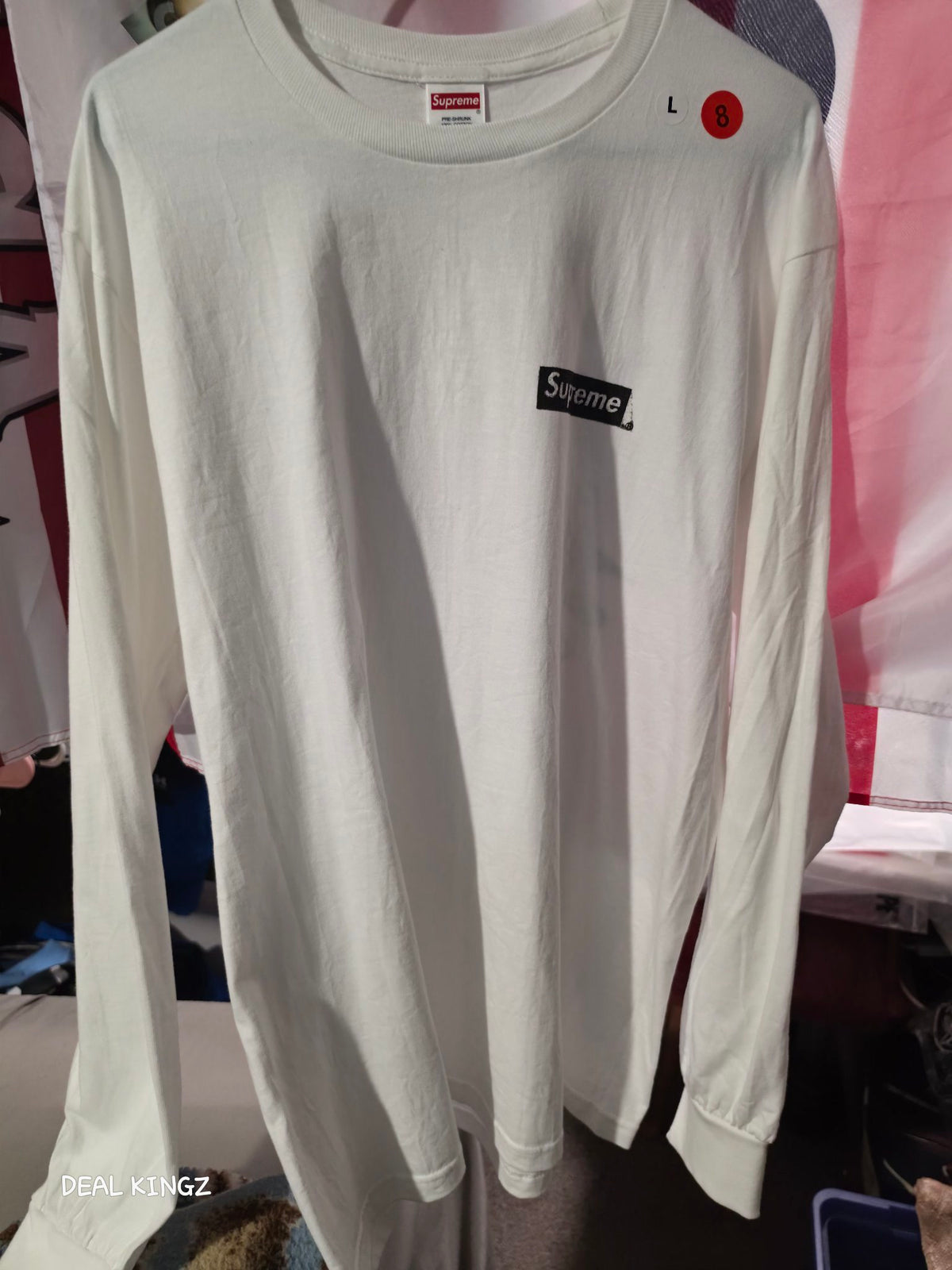Supreme "You Still Suck" Long Sleeve Tee, White, L, NEW, FW26 Week 1