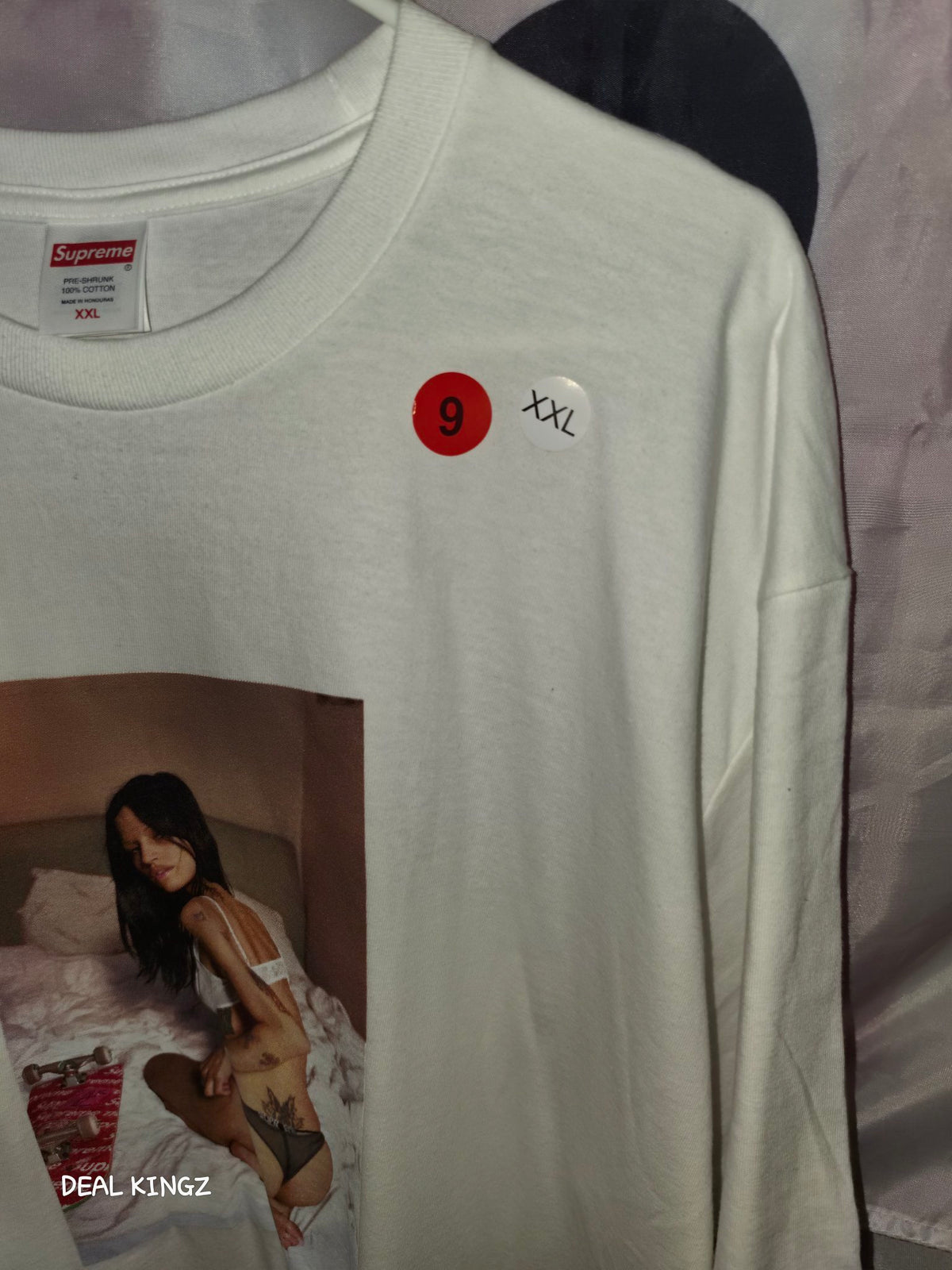Supreme x Larry Clark Neighbor Tee – White, Size XXL