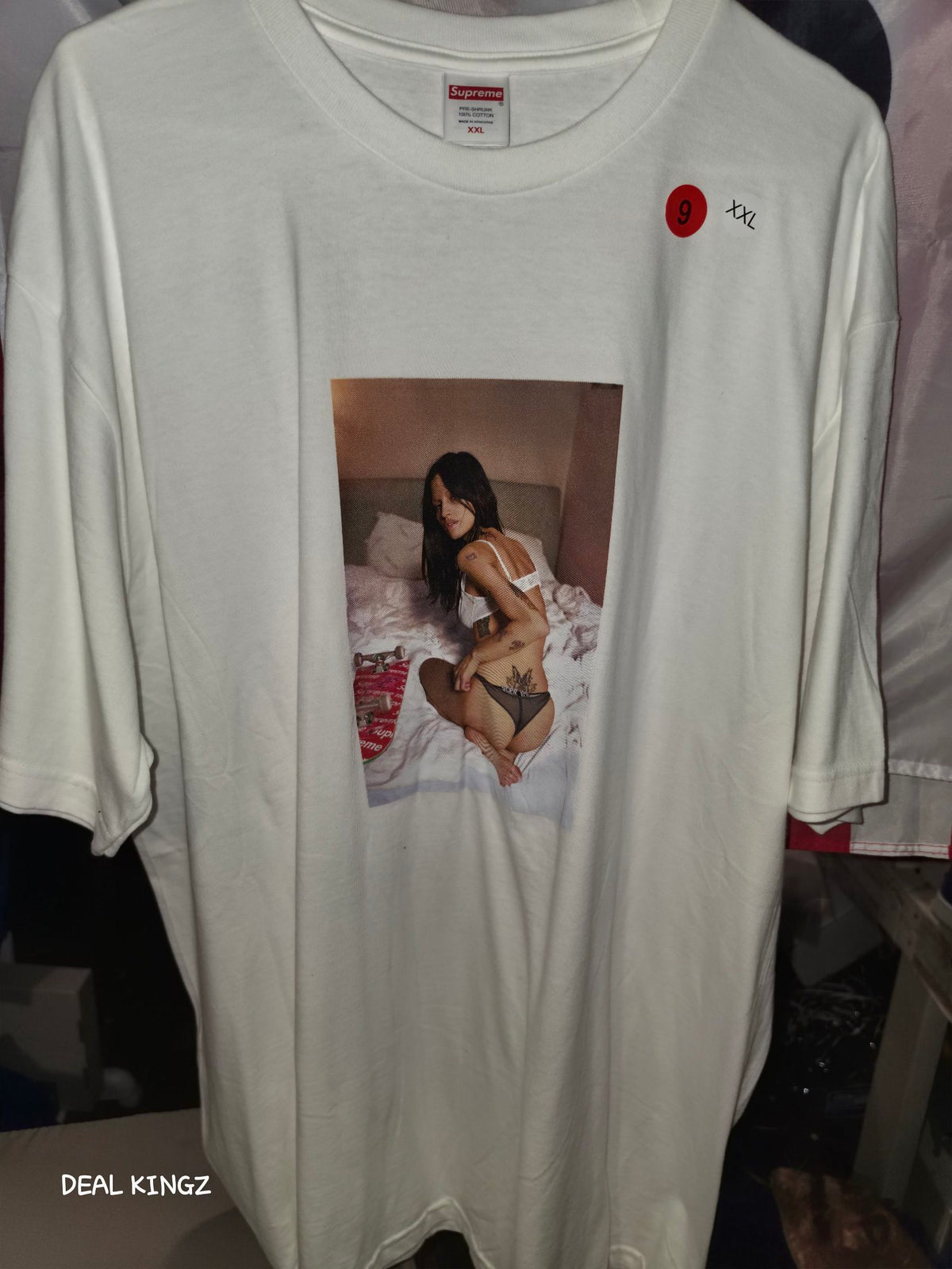 Supreme x Larry Clark Neighbor Tee – White, Size XXL