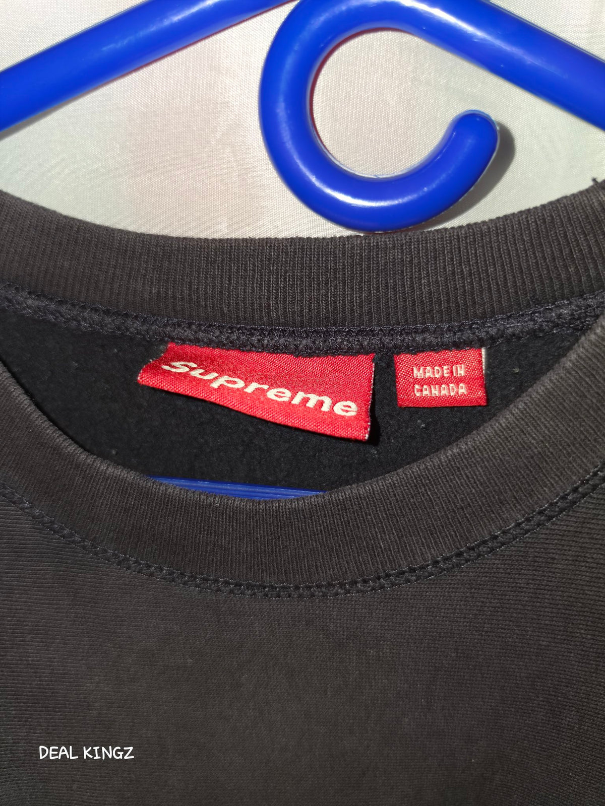 Supreme Box Logo Crewneck Navy L