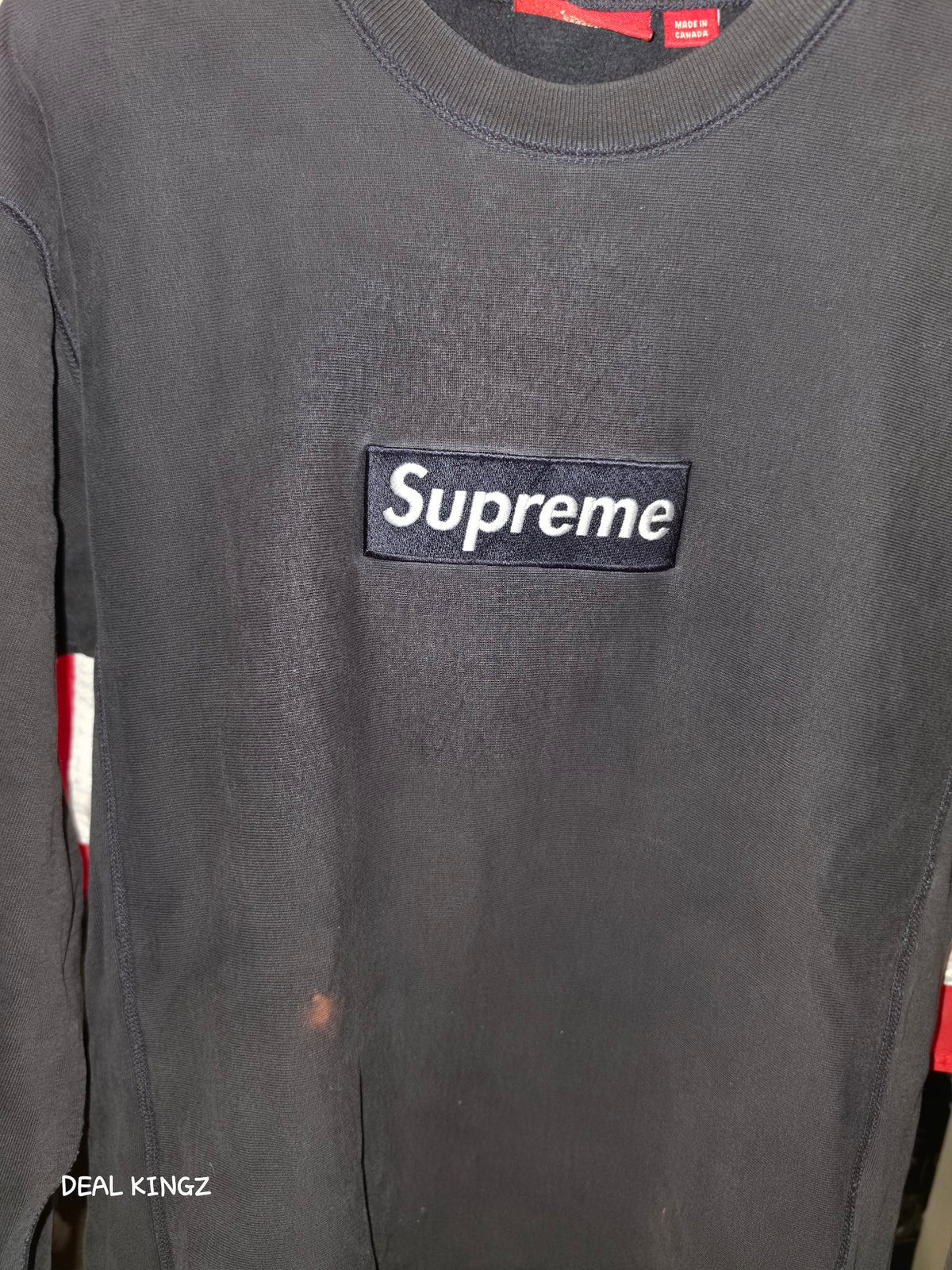 Supreme Box Logo Crewneck Navy L