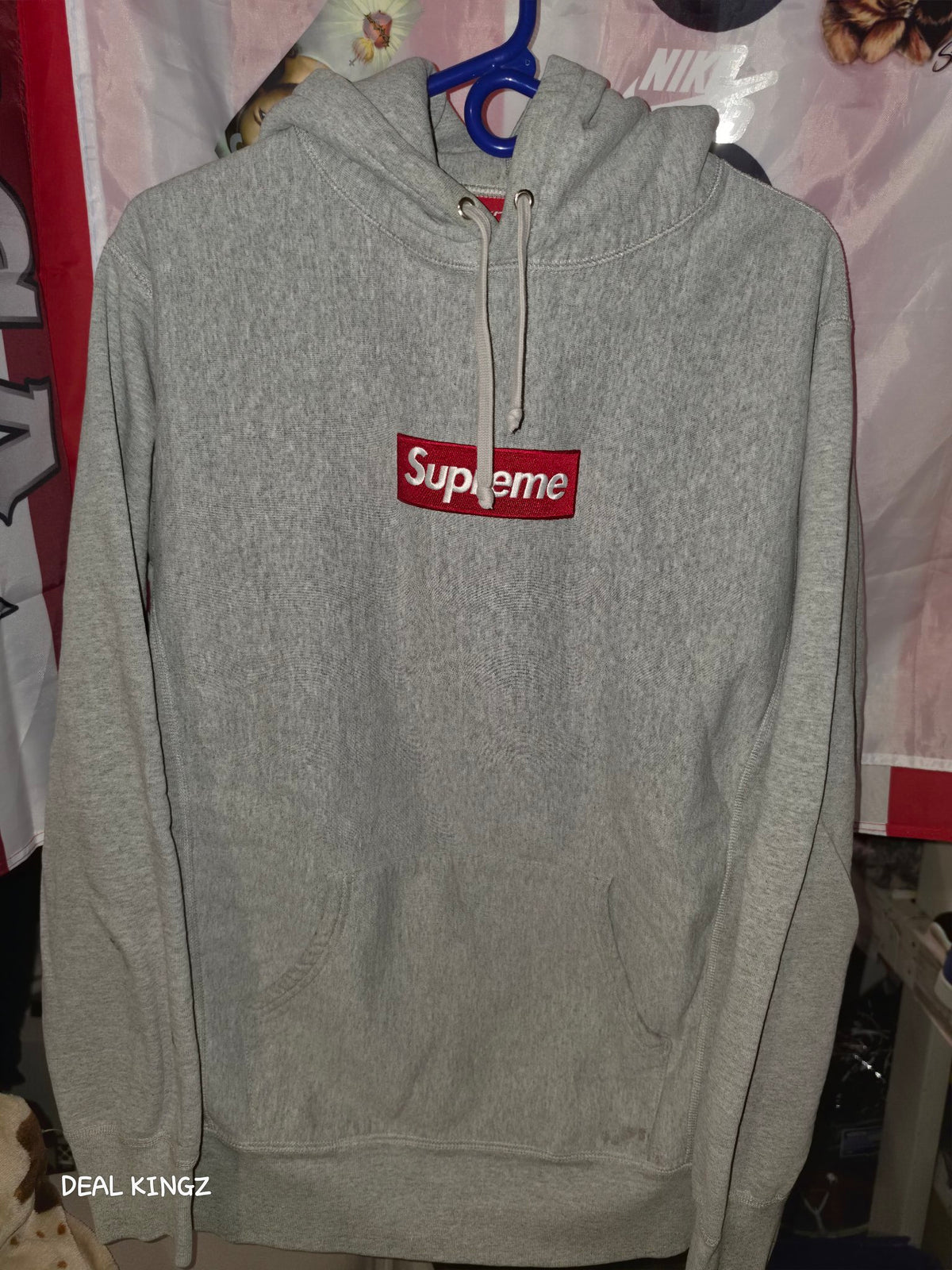 Supreme Box Logo Hoodie Heather Grey XL