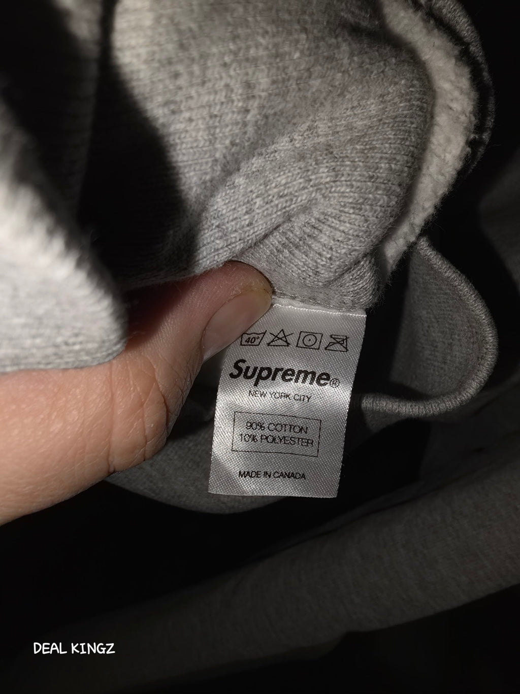Supreme Box Logo Hoodie Heather Grey XL