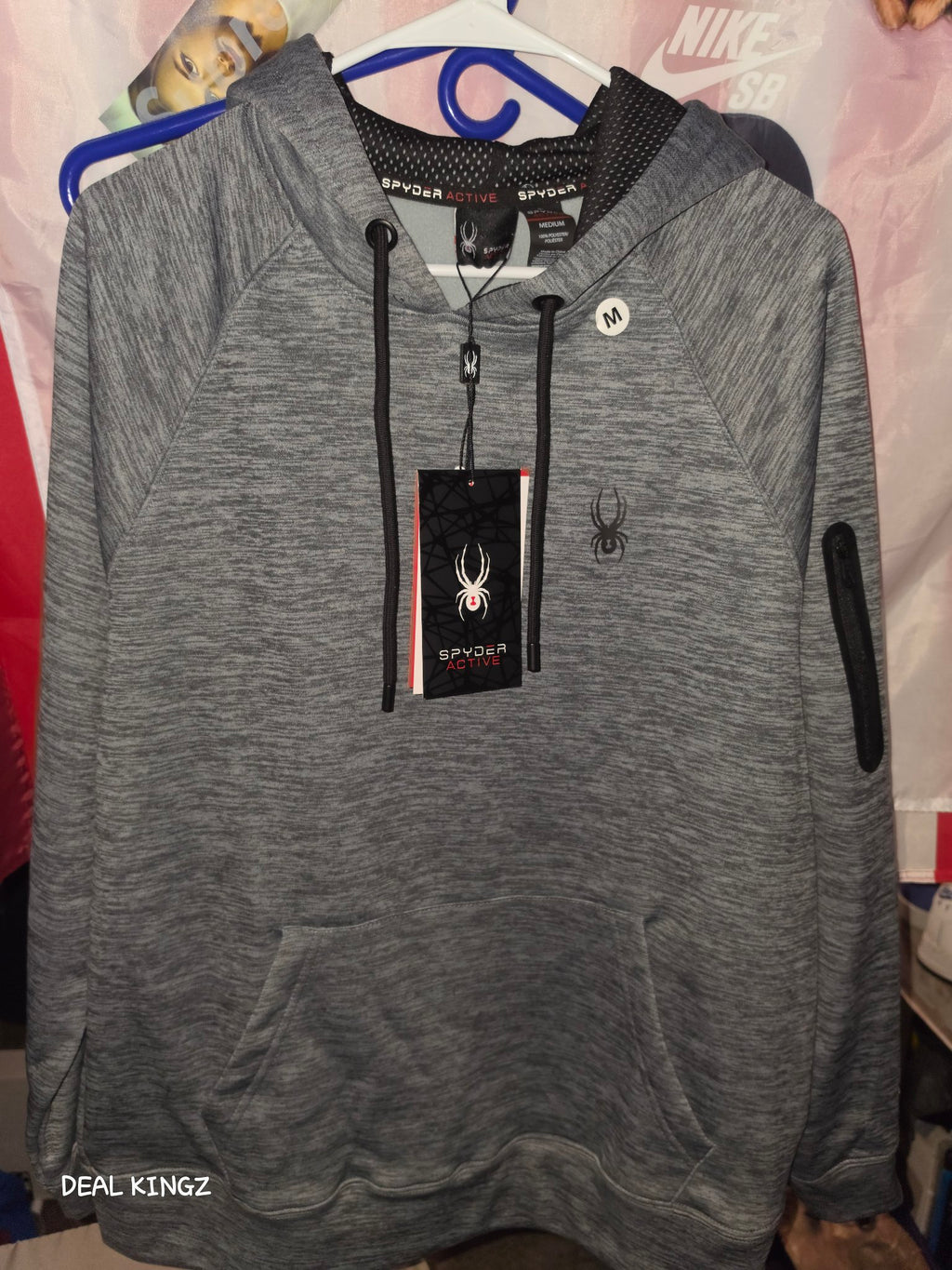 Spyder Active ProWeb Hoodie Heather Gray M