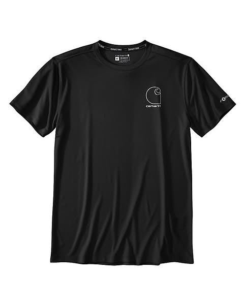 Carhartt Force Sun Defender Tee – Black, Size XL