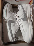 Nike Dunk Low Retro SE Summit White Metallic Silver Yellow #43