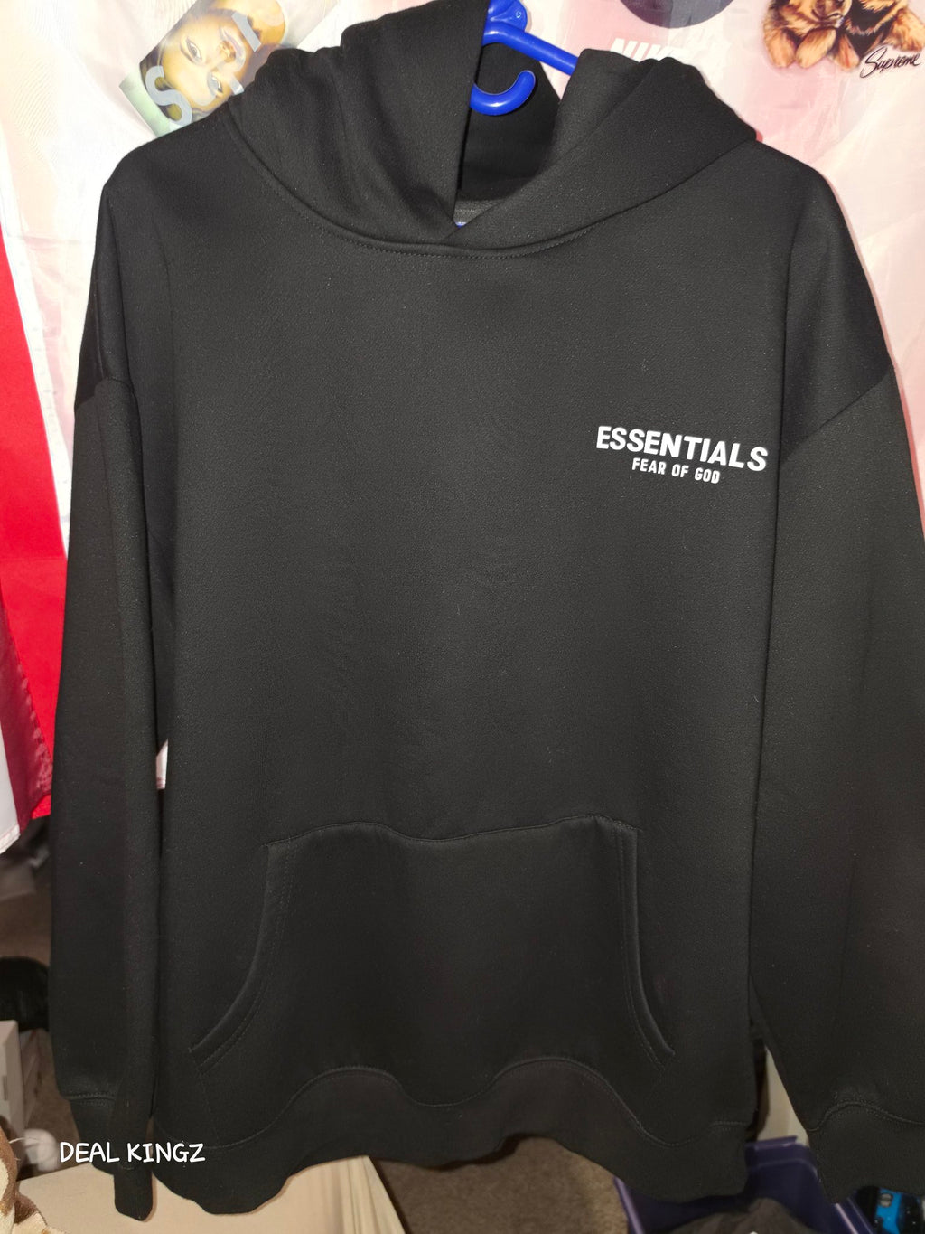Fear of God Essentials Pullover Hoodie Black XL