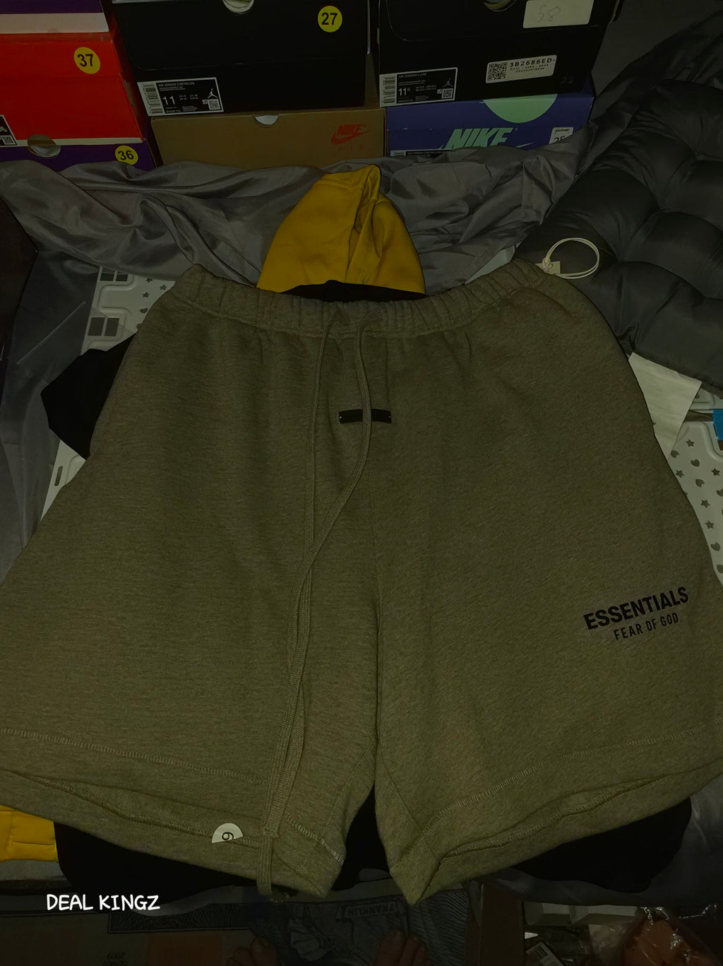 Fear of God Essentials Sweatshort Heather Grey XL