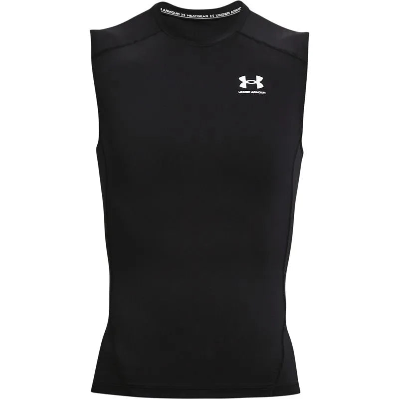 Under Armour HeatGear Sleeveless Shirt – Black, Size L
