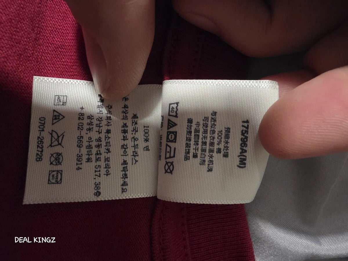 Supreme x Larry Clark Neighbor Tee – Cardinal, Size M
