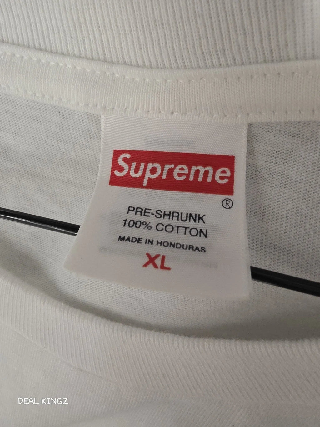 Supreme God Save The USA Tee – White, Size XL