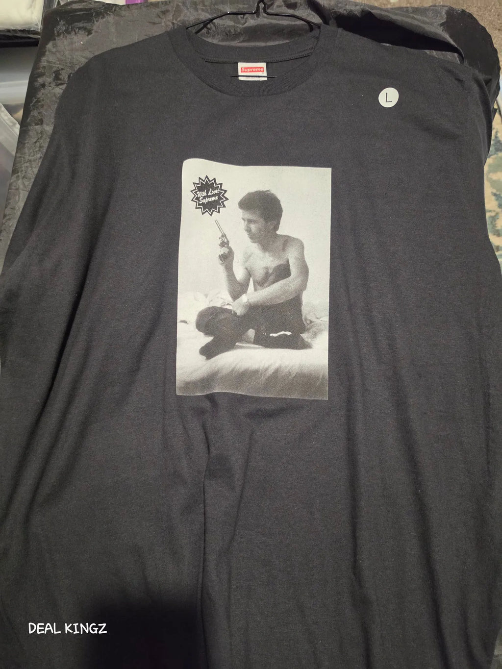 Supreme x Larry Clark With Love Tee – Black, Size L