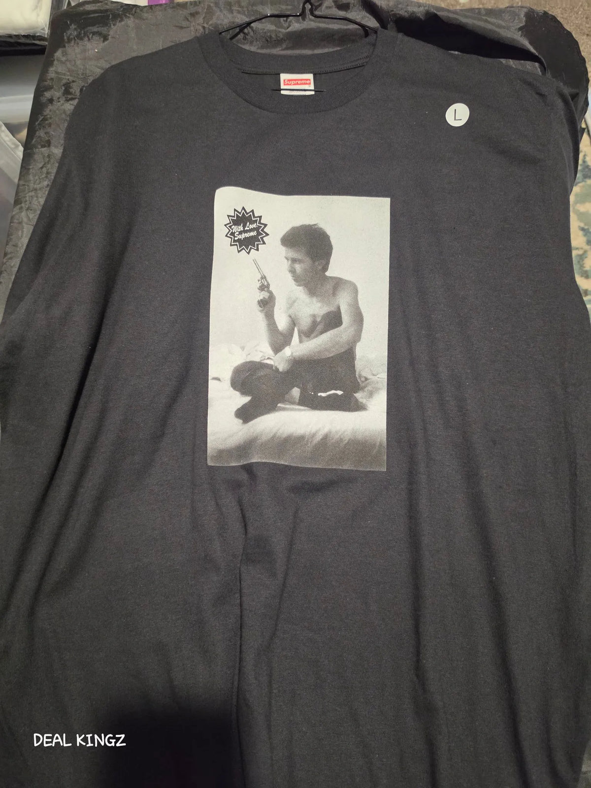 Supreme x Larry Clark With Love Tee – Black, Size L