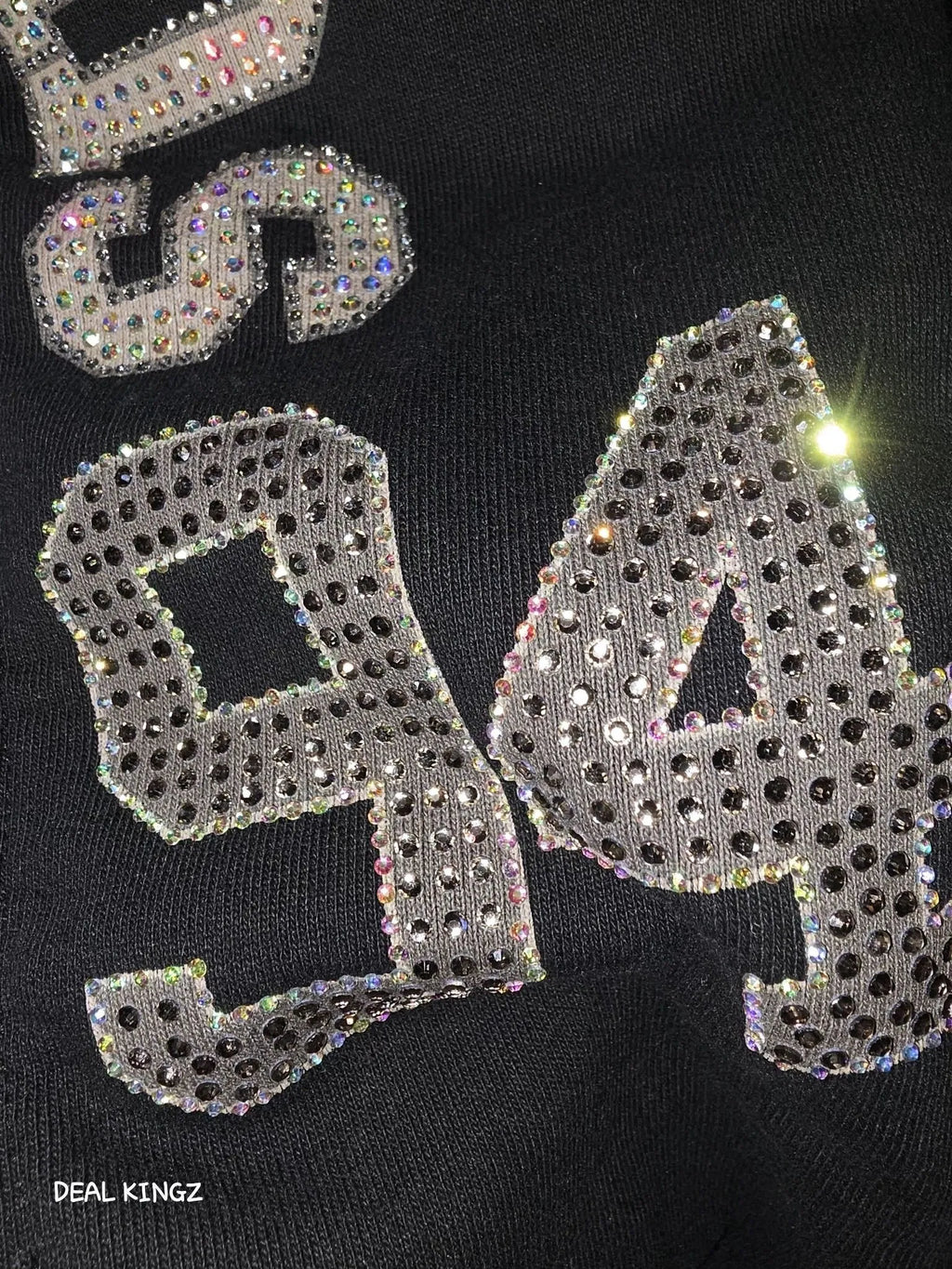 Supreme Rhinestone Eagle Hoodie – Black, Size XL