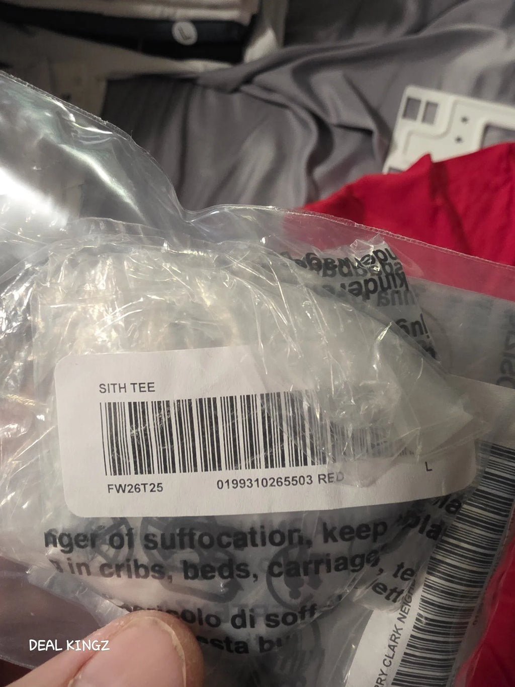Supreme Sith Tee – Red, Size L