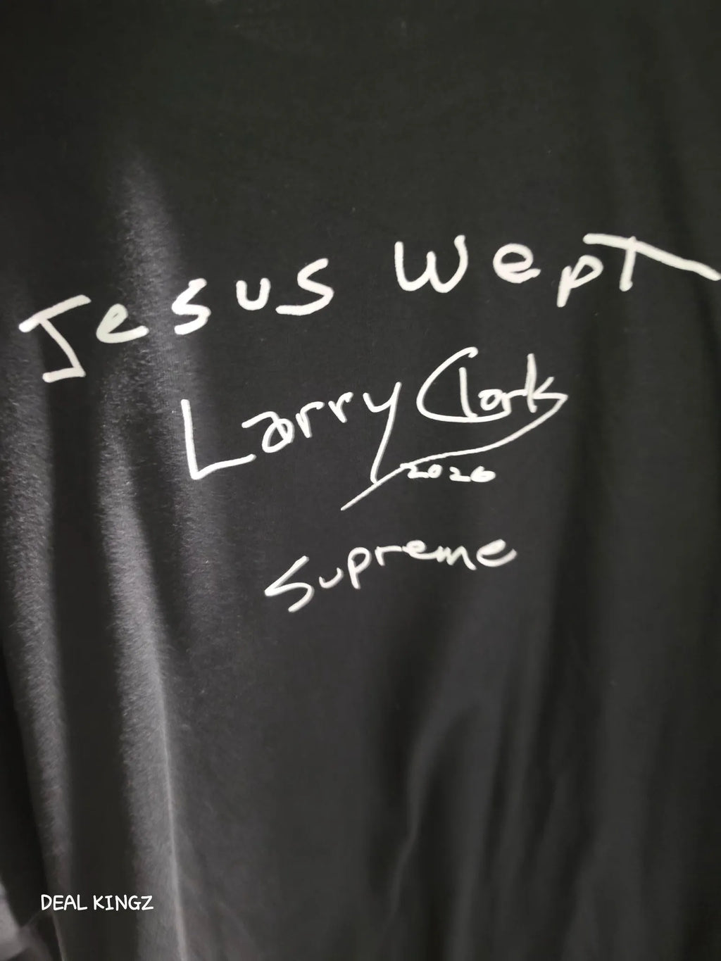 Supreme x Larry Clark With Love Tee – Black, Size L