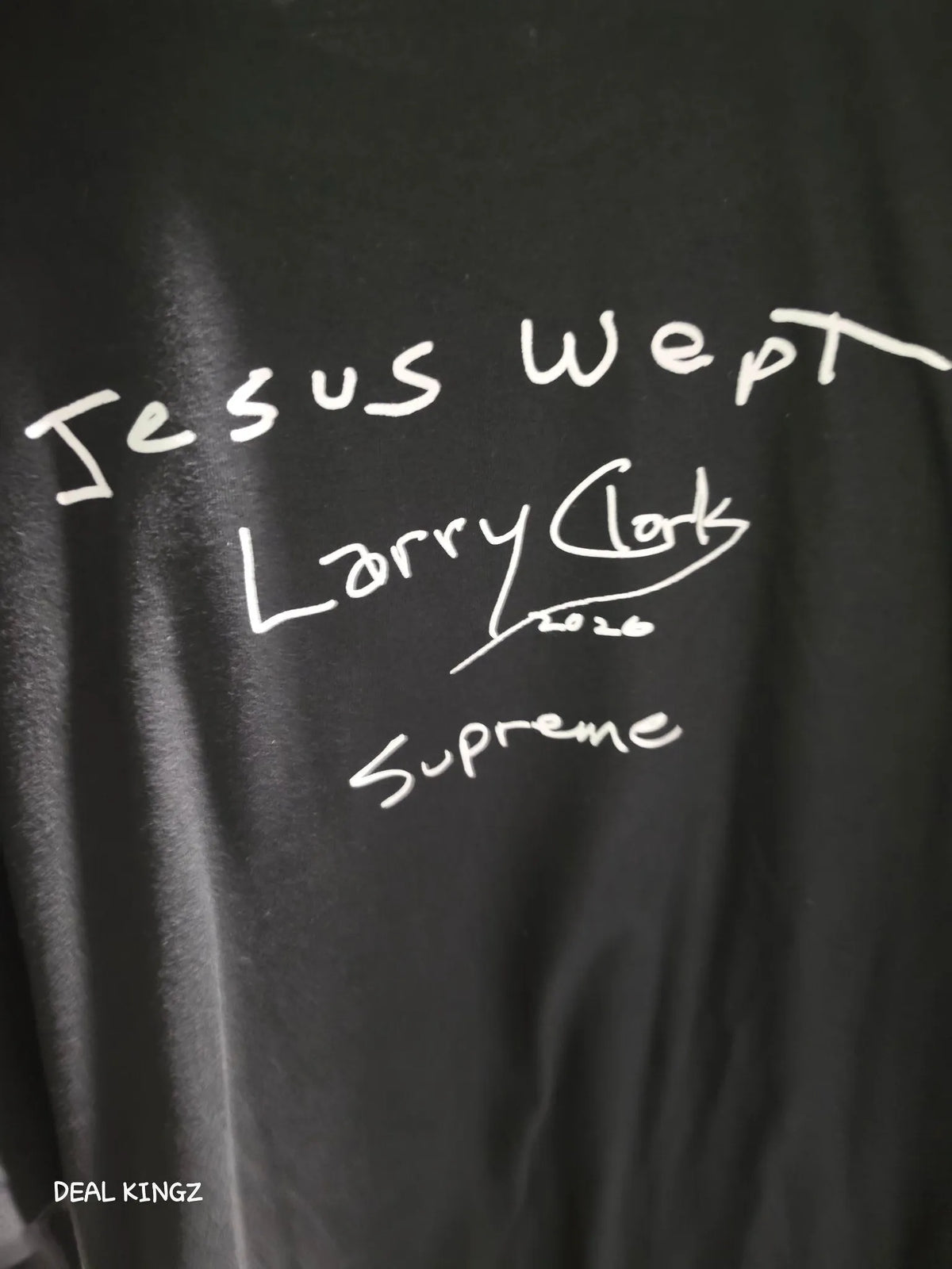 Supreme x Larry Clark With Love Tee – Black, Size L