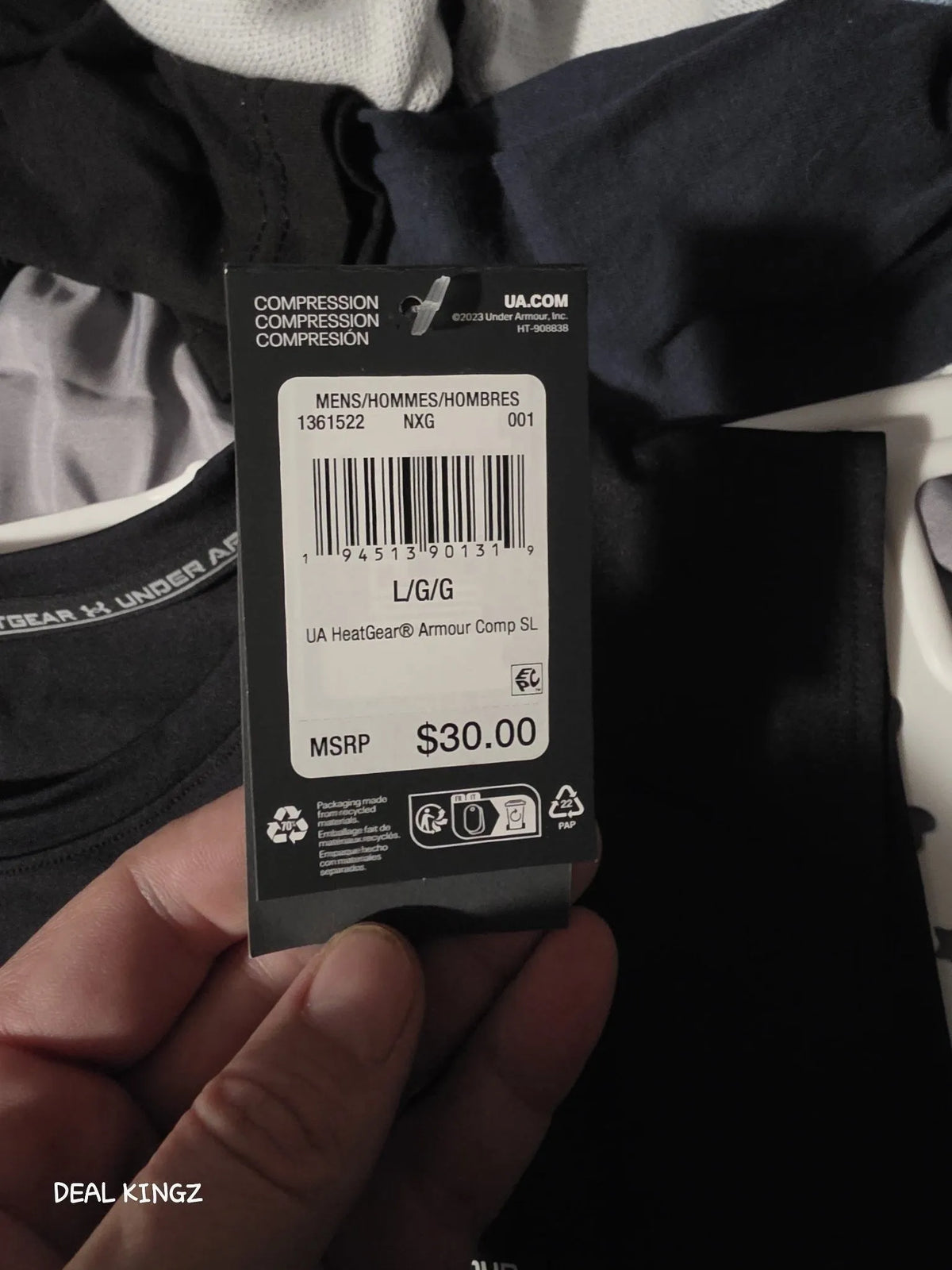 Under Armour HeatGear Sleeveless Shirt – Black, Size L