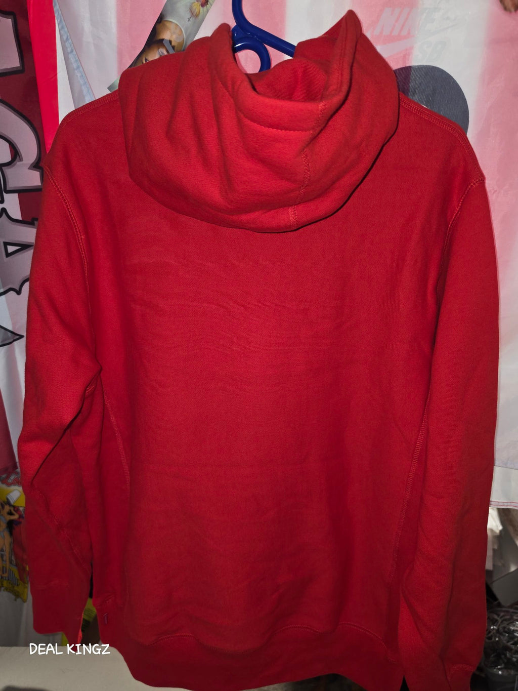 Supreme Box Logo Hooded Sweatshirt FW17 Red L New