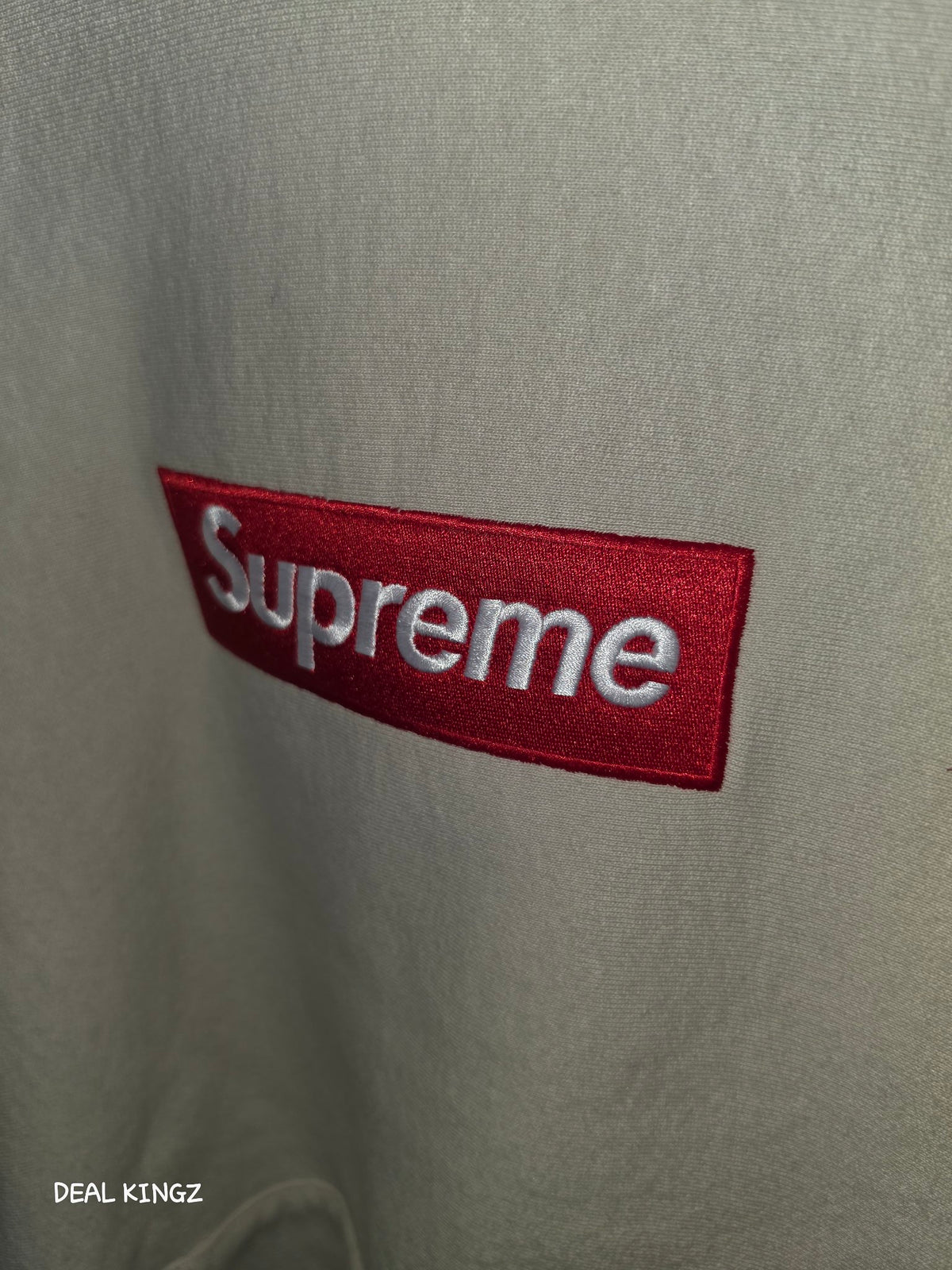 Supreme Box Logo Hooded Sweatshirt FW24 Stone L New
