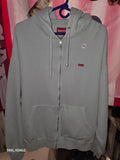 Supreme Small Box Zip Up Hooded Sweatshirt FW25 Pale Blue XXL New