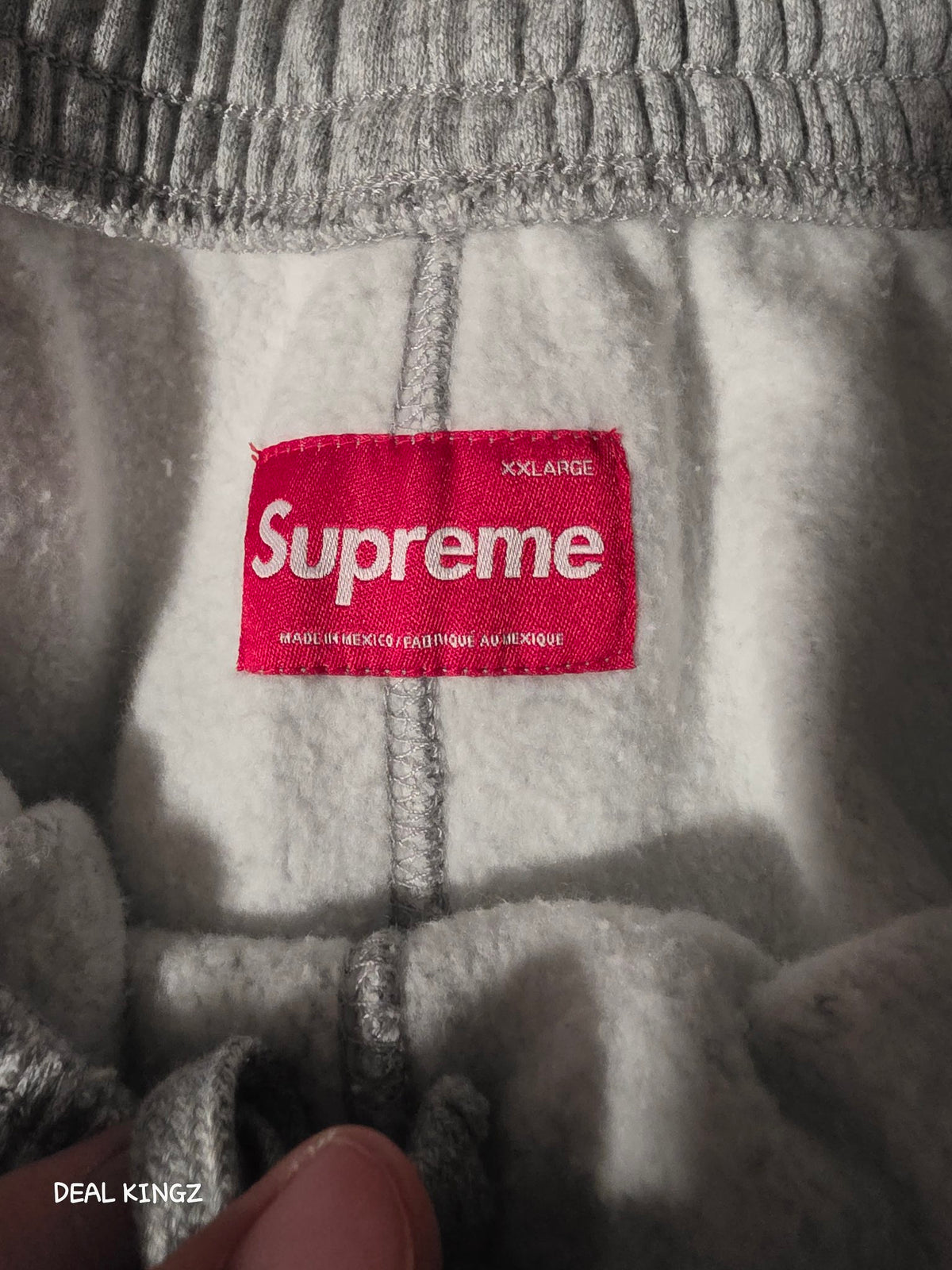 Supreme Small Box Sweatpant FW25 Heather Grey XXL New