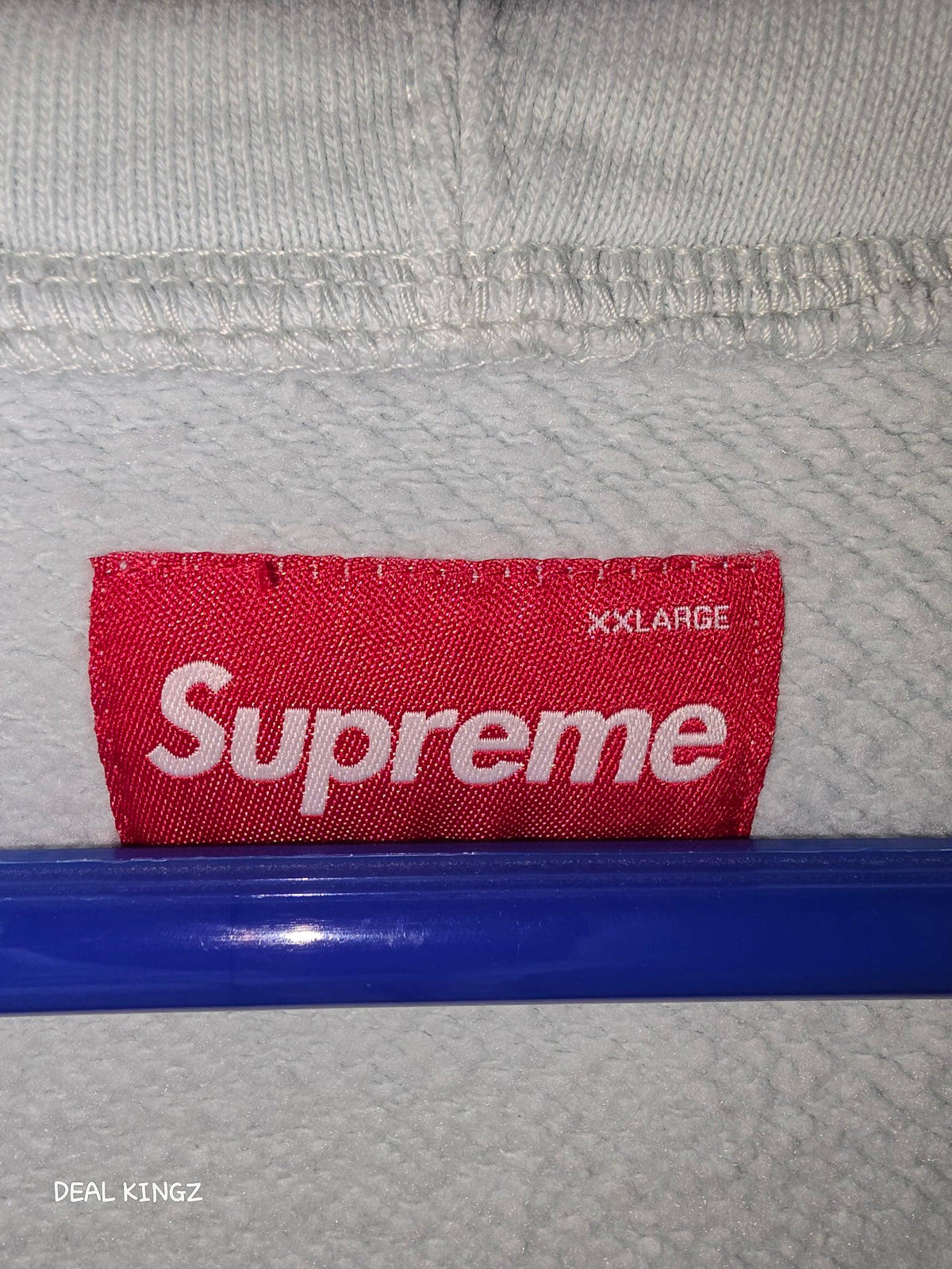 Supreme Small Box Zip Up Hooded Sweatshirt FW25 Pale Blue XXL New