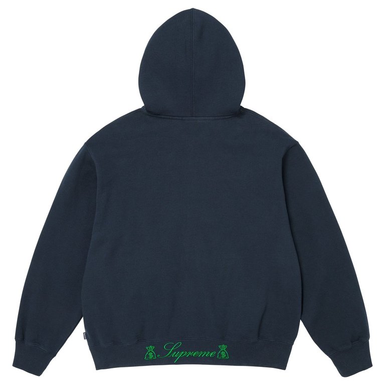 Supreme God Over Money T-Shirt – Navy, Size L