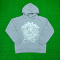 Sp5der OG Web Hoodie in Heather Grey 💯%Authentic