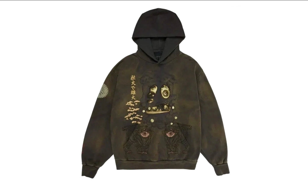 Travis Scott x Cactus Jack x Takashi Murakami Hollow Hoodie – Brown, Size XL