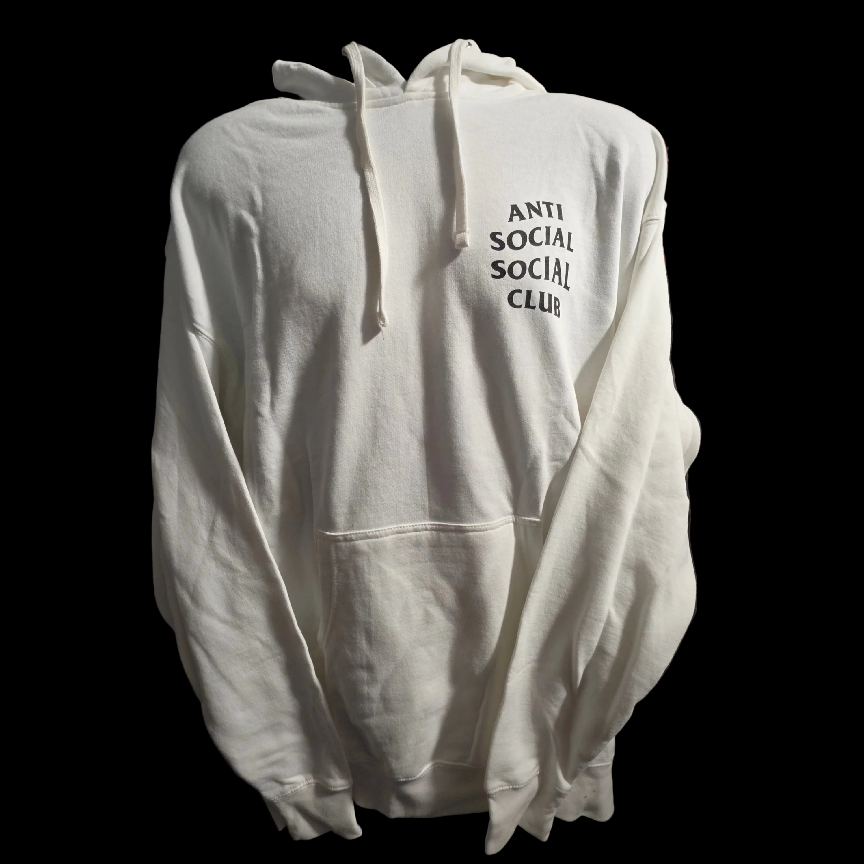 ANTI SOCIAL SOCIAL CLUB MASOCHISM HOODIE WHITE BRAND NEW 💯% AUTHENTIC