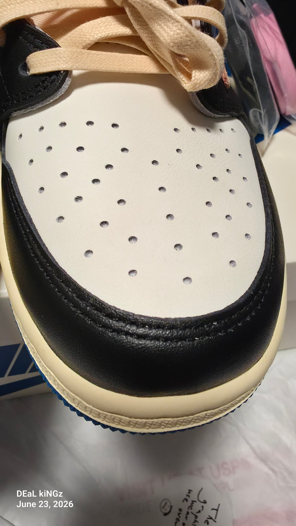 Fragment Design x Travis Scott x Air Jordan 1 Retro Low Men's SIZE -12 (not authenticated)