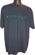 Supreme Location Tee in navy from the Spring/Summer 2023 collection, featuring a printed list of global store cities.