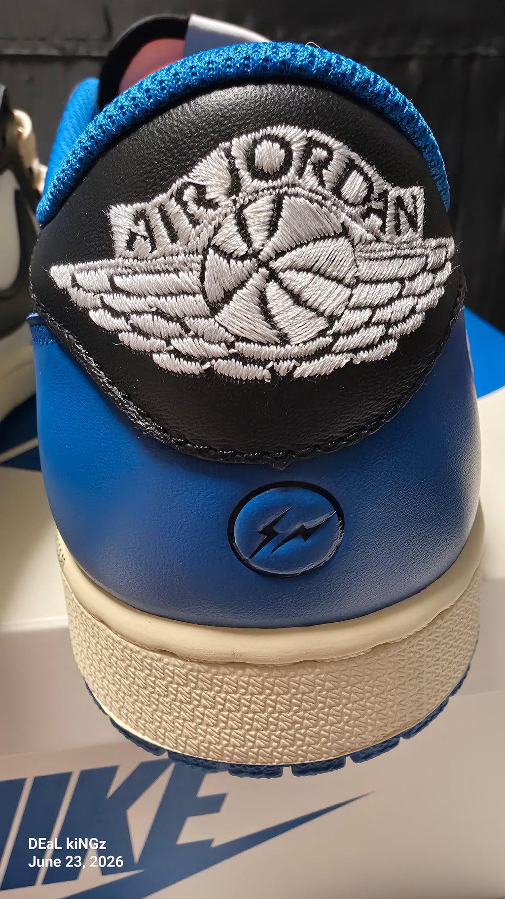 Fragment Design x Travis Scott x Air Jordan 1 Retro Low Men's SIZE -12 (not authenticated)