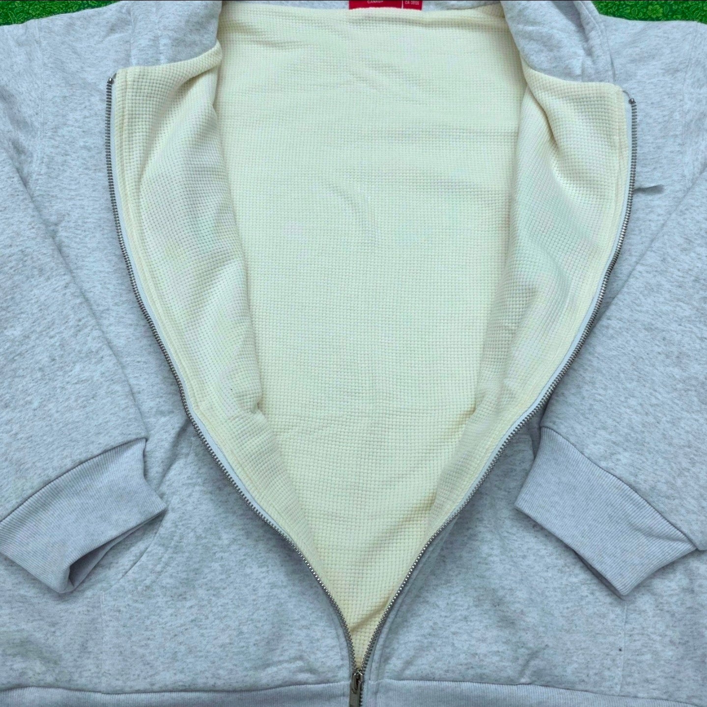SUPREME Grey Arc Thermal Hoodie Size XL BRAND NEW 💯% AUTHENTIC