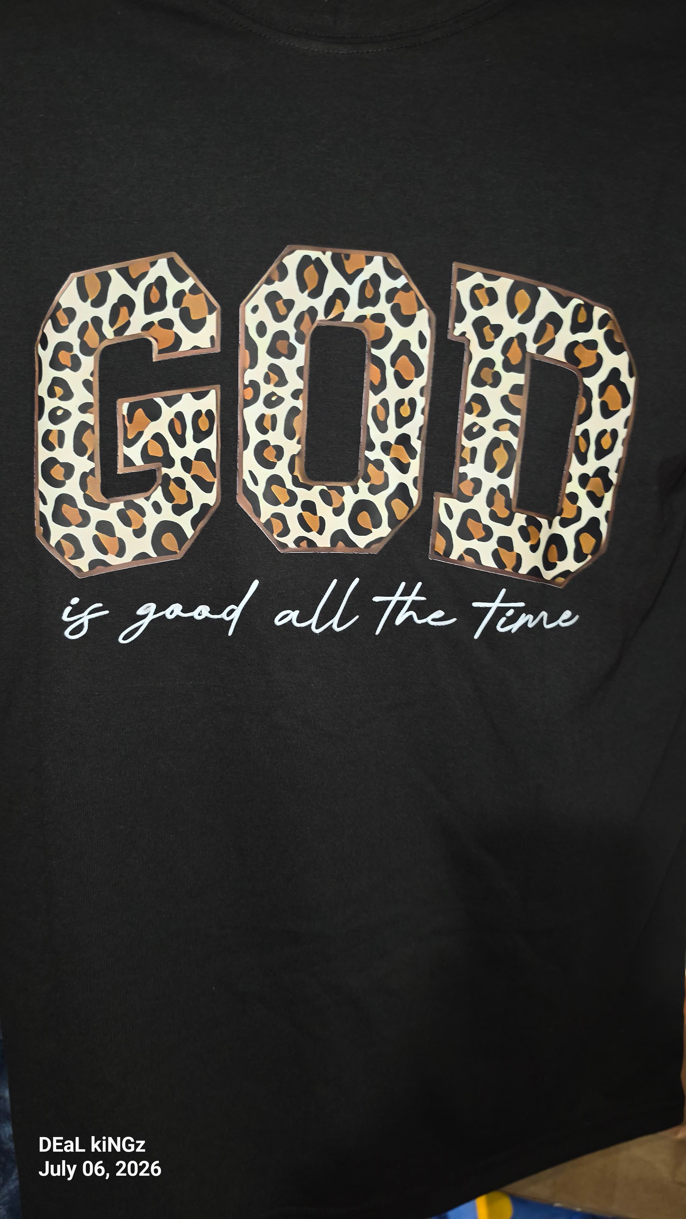 WOMANS - GOD IS GOOD ALL THE TIME BRAND NEW SIZE -