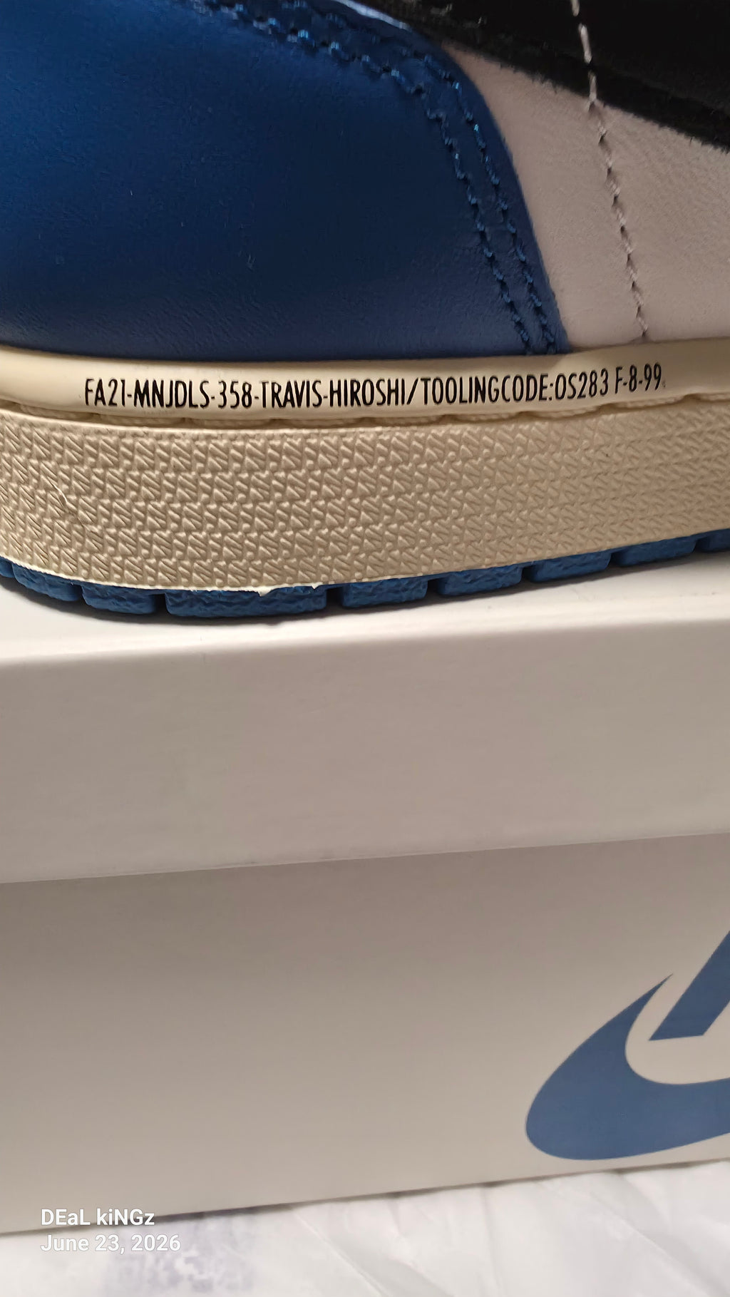 Fragment Design x Travis Scott x Air Jordan 1 Retro Low Men's SIZE -12 (not authenticated)