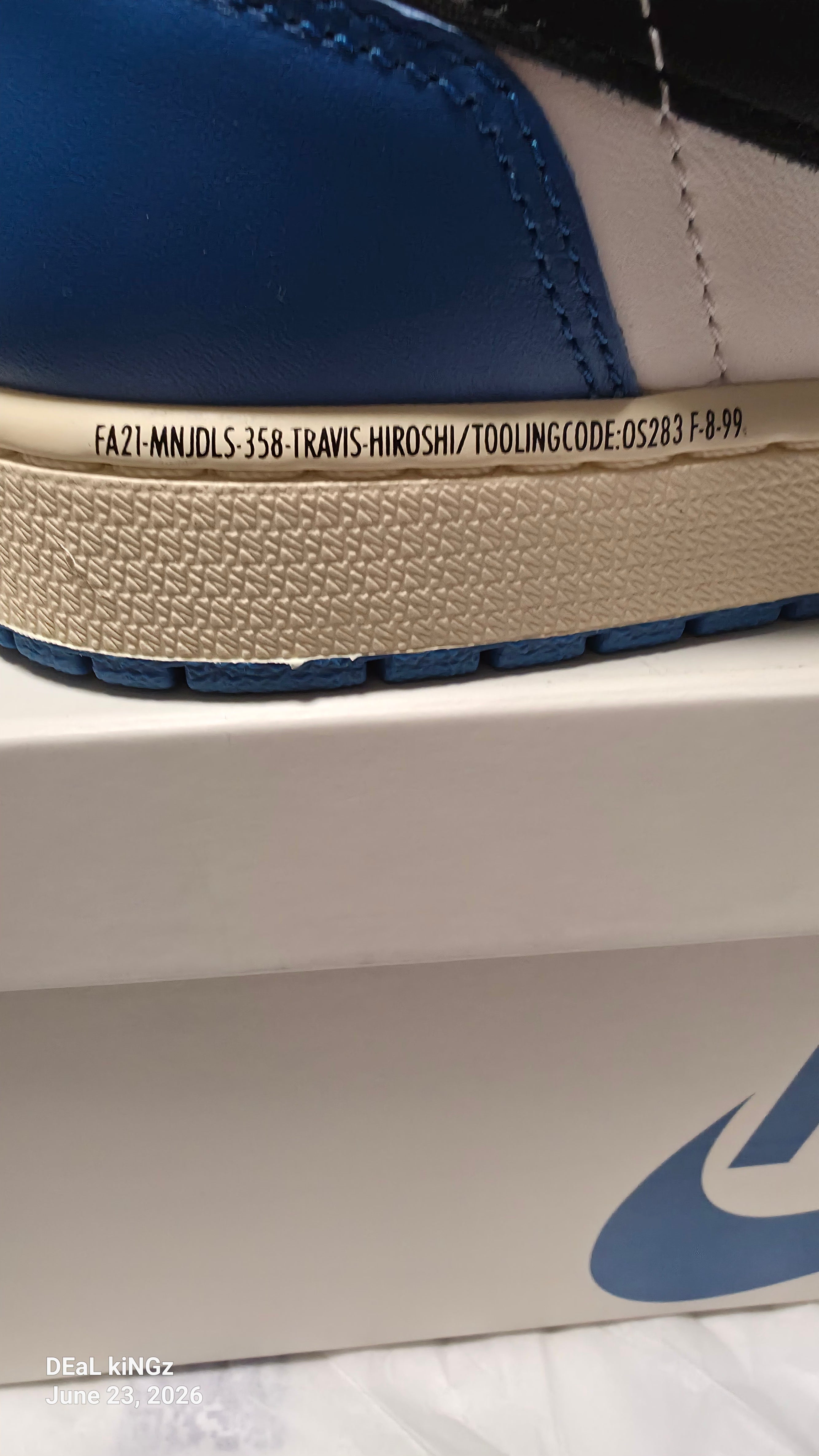 Fragment Design x Travis Scott x Air Jordan 1 Retro Low Men's SIZE -12 (not authenticated)